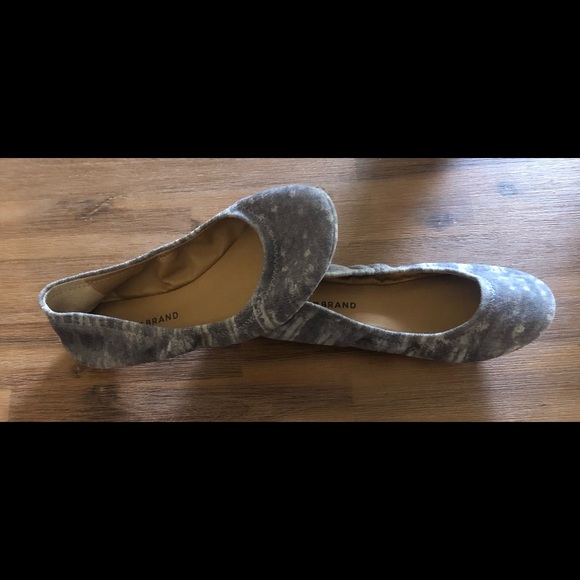 Lucky Brand Size 7 Ballet Flats Blue/Grey NWT - Picture 8 of 9